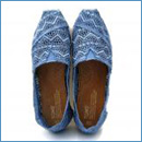 【WOMEN'S】TOMS shoes（トムス シューズ）「CLASSICS」 デニムクロッシェ